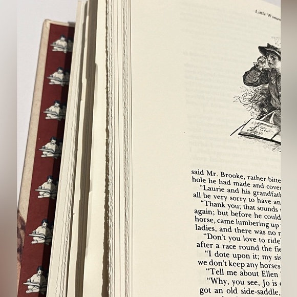 Little Women Hardback book by crown publishing 1987 - Picture 3 of 6